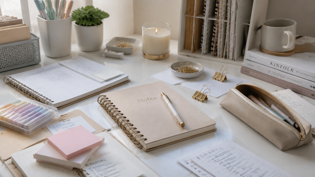 10 Essential Aesthetic Stationery Items Every Student Needs for a Productive Study Routine