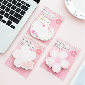 Cherry Blossom Memo Notes - 30 Sheets