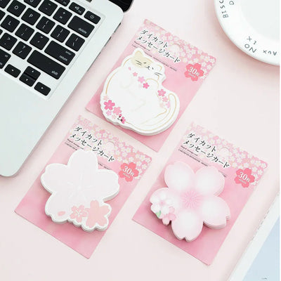 Cherry Blossom Memo Notes - 30 Sheets